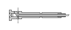 One Hole Plunger Rod